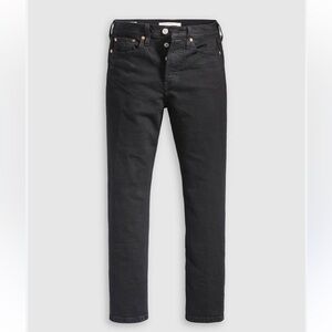 Levi’s Wedgie Straight Leg Faded Black Jeans